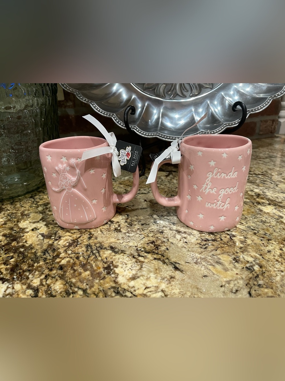 Rae Dunn GLINDA THE GOOD WITCH 3d 19.5oz mug double sided mug - WiCKED NEW
